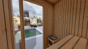 Produkt: Smrkový saunový domek 4 135x135 cm (3)