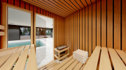 Produkt: Prosklená cedrová sauna 200x200cm (3)