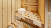Produkt: Prosklená smrková sauna 120x120cm (2)