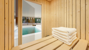 Produkt: Prosklená smrková sauna 120x120cm (1)