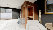 Produkt: Prosklená cedrová sauna 150x150cm (3)