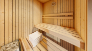 Produkt: Prosklená smrková sauna 150x150cm (3)