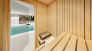 Produkt: Prosklená smrková sauna 150x150cm (3)