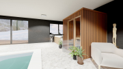 Produkt: Prosklená cedrová sauna 200x170cm (3)
