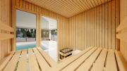 Produkt: Prosklená smrková sauna 200x170cm (2)