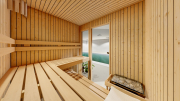 Produkt: Prosklená smrková sauna 200x170cm (1)